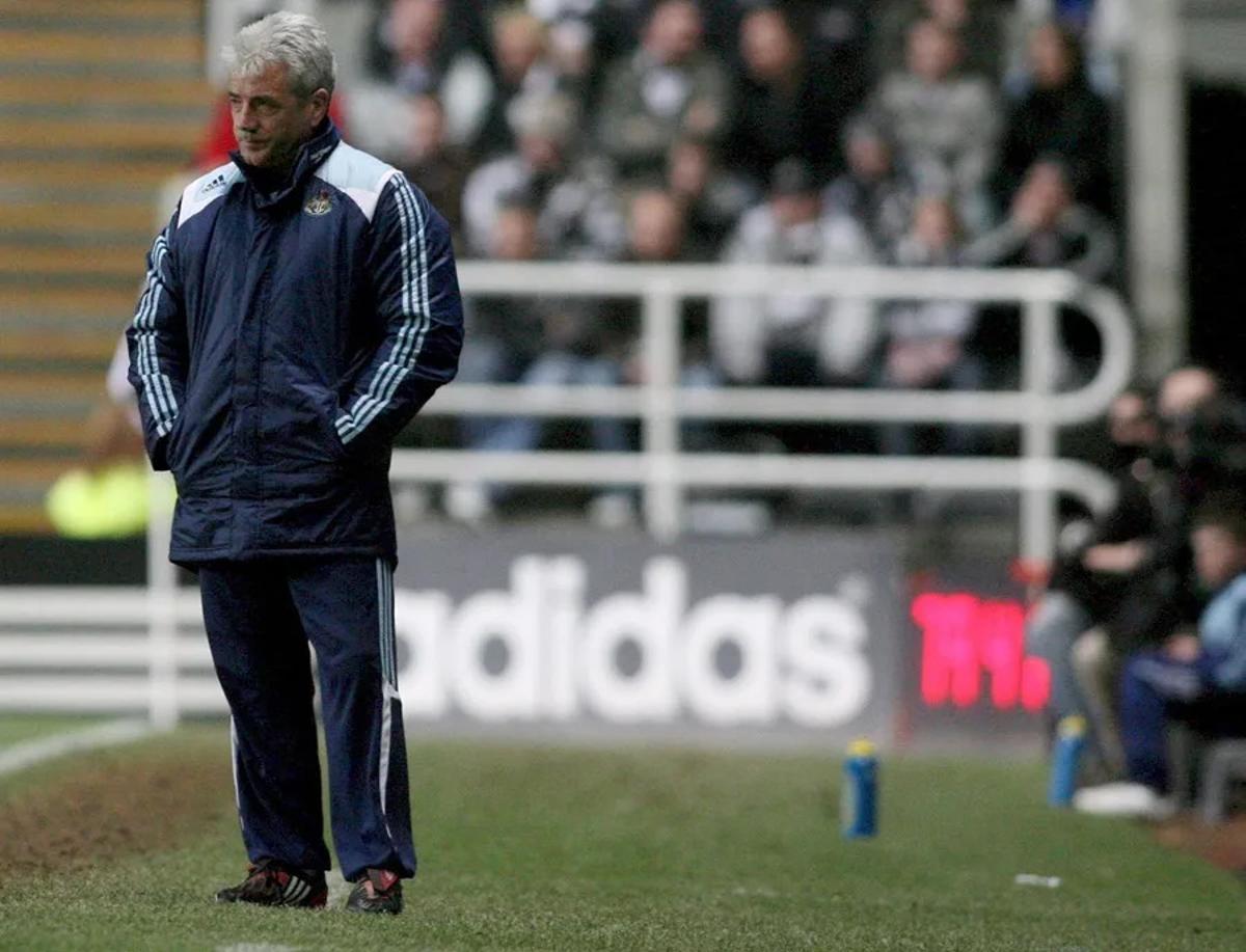 Kevin Keegan como entrenador del Newcastle.