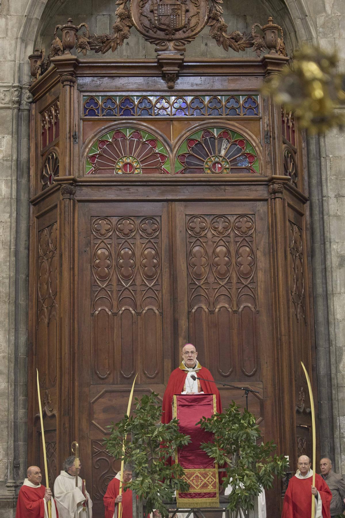 La benedicció de Rams a la Catedral de Girona en imatges La benedicció de Rams a la Catedral de Girona en imatges