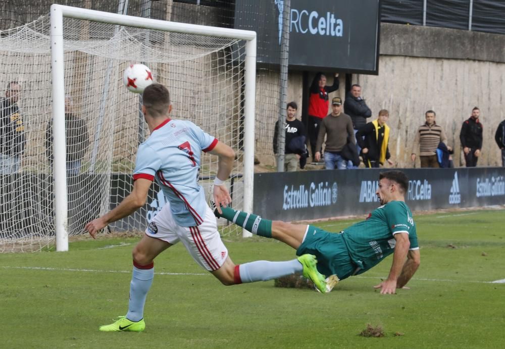 Celta B y coruxo firman tablas en Barreiro que permiten a ambos conjuntos frenar su mala racha.