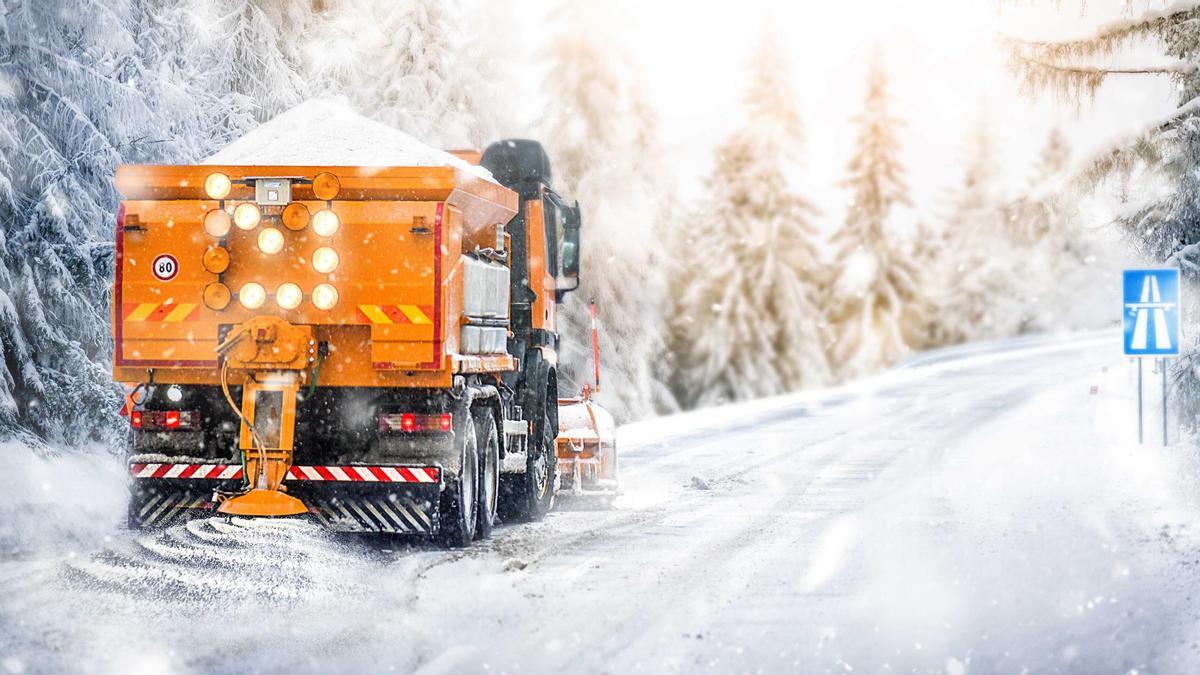 La sal para fundir la nieve también afecta al proceso