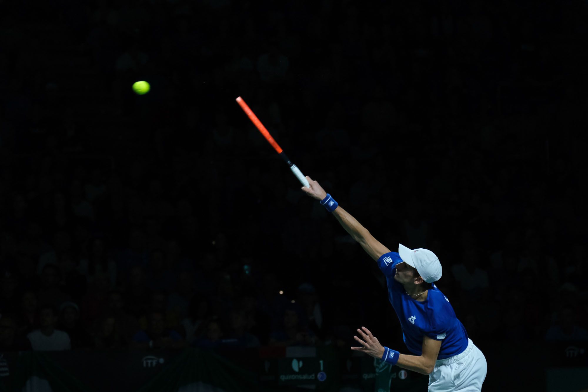 Primer partido de la Final de la Copa Davis 2023 entre Italia y Australia.