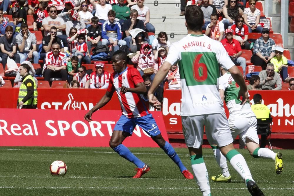 El Sporting - Elche en imágenes