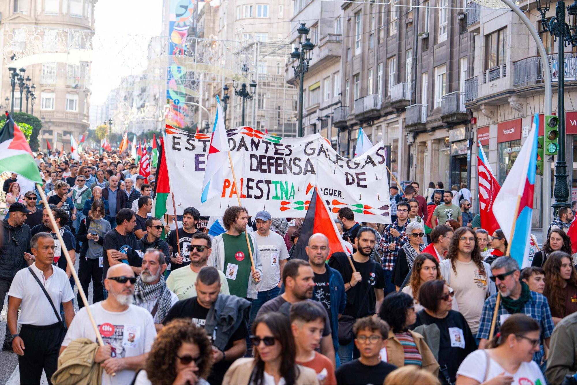 Vigo continúa en pie contra el genocidio de Israel sobre Palestina