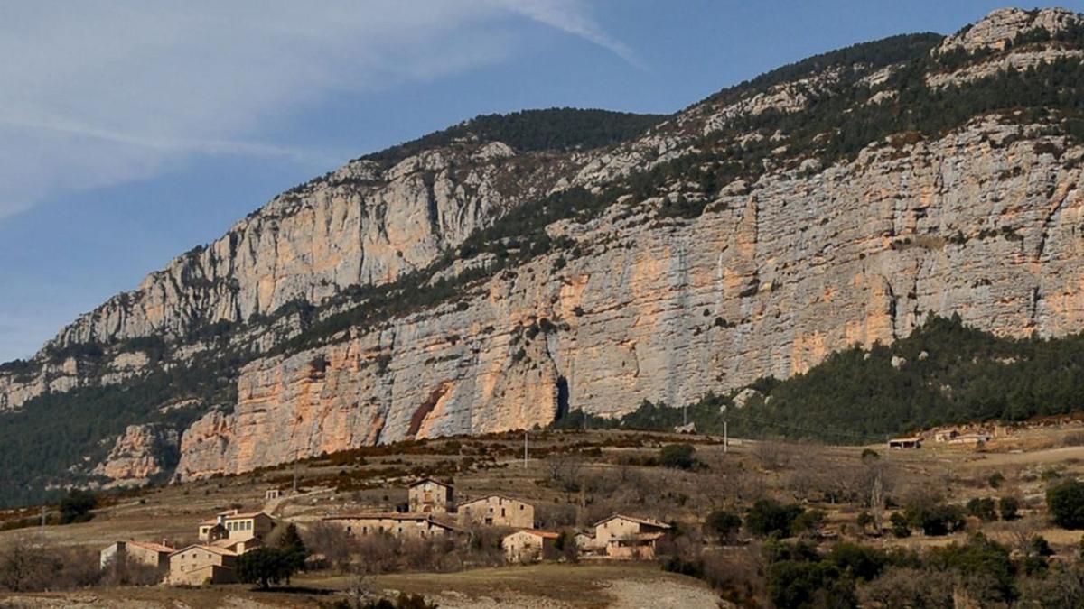 La roca de Canalda serà un dels atractius del futur parc geològic