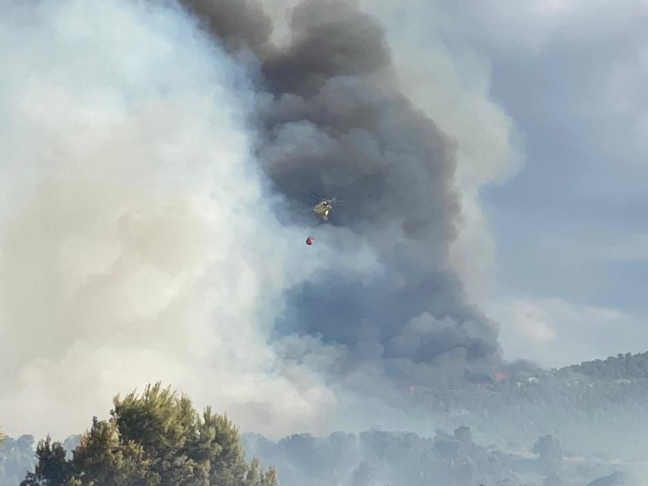 Un incendio en Mula alerta a los bomberos por su c