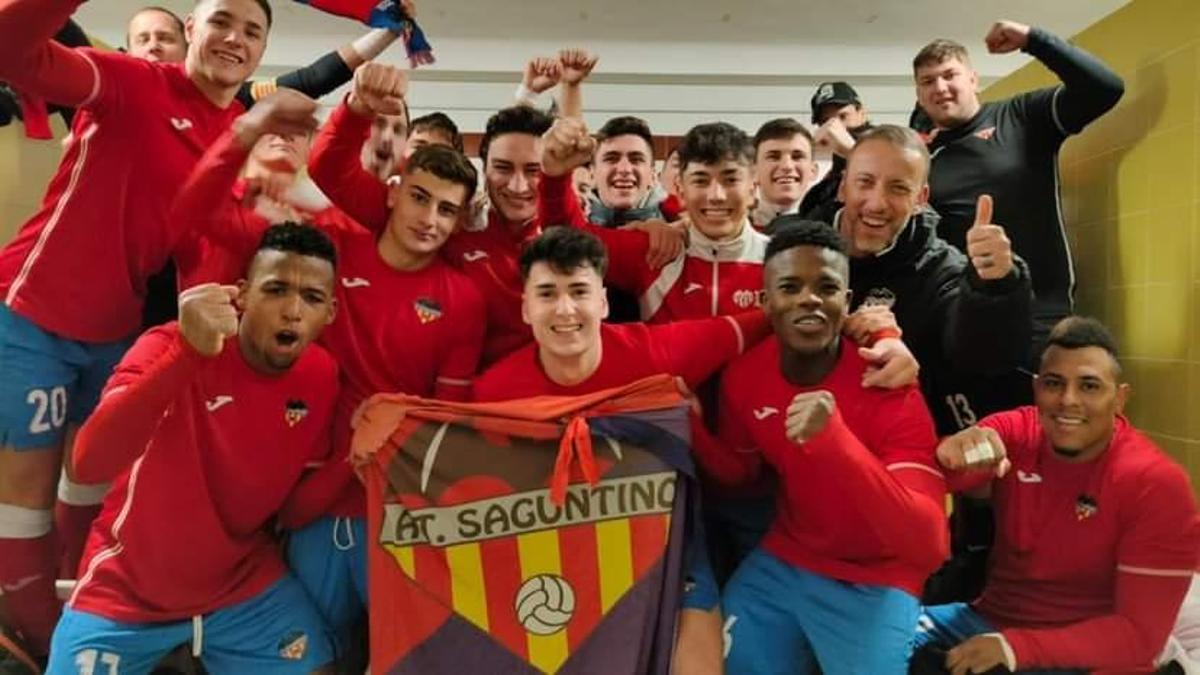 Jugadores del Atlético Saguntino B