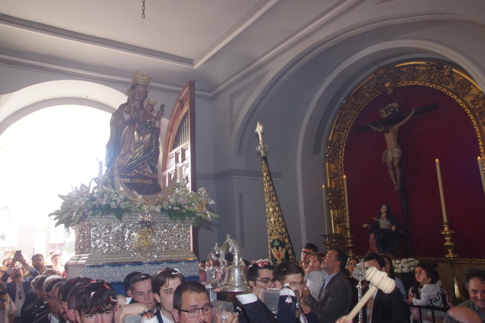 Regreso de la Virgen de la Victoria a su Santuario 