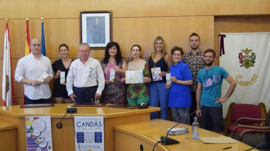 Presentación de las jornadas, ayer, en el Ayuntamiento de Carreño.