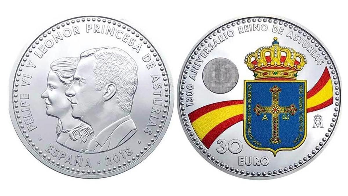 moneda de la princesa leonor