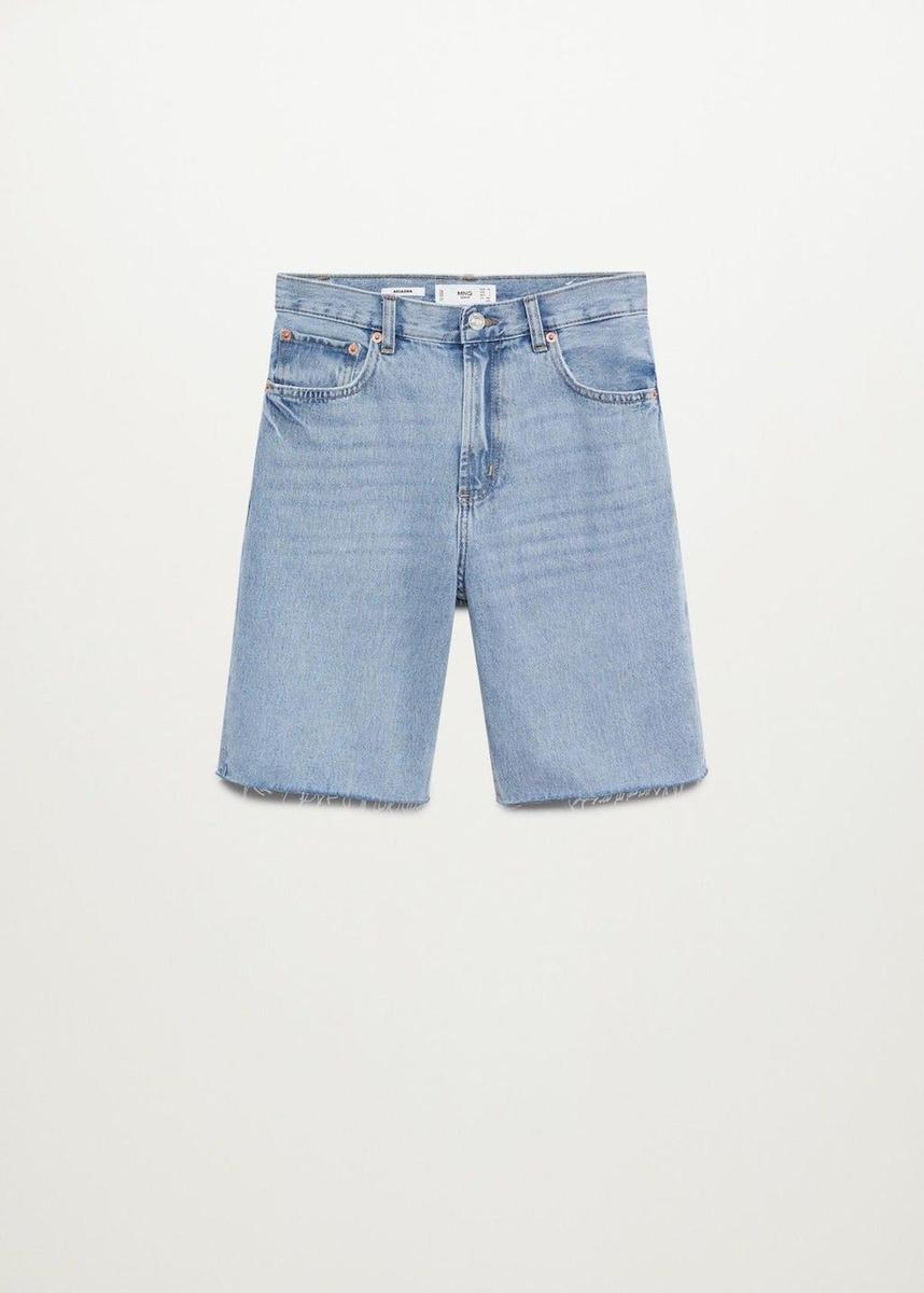 Bermuda denim tiro alto, de Mango (25,99 euros)