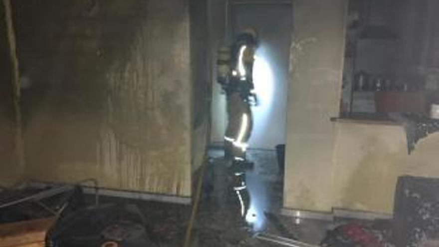 Detenida en Dénia por incendiar a la casa de la que iba a ser desalojada