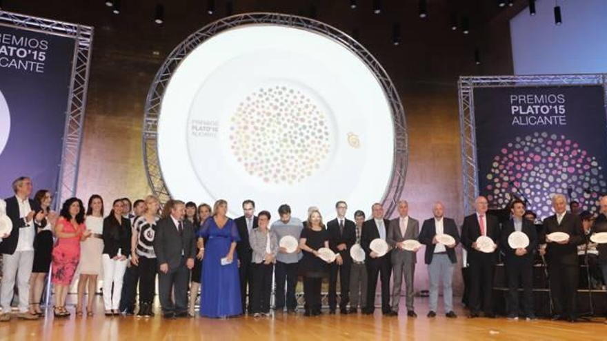 Fiesta de la gastronomía alicantina en la Gala de los Premios Plato