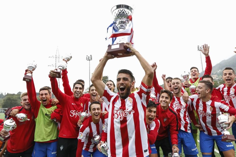 Final de la Copa Federación entre el Real Avilés y el Sporting B