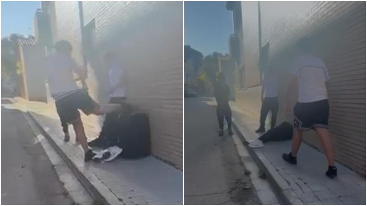 Un moment de lagressió a un menor a Sant Joan de Vilatorrada