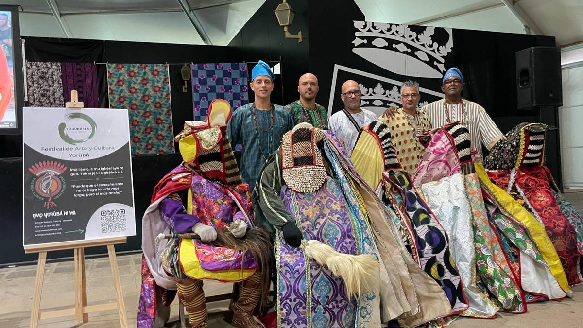 Presentación del Festival de Arte y Cutura Yoruba Fest en Teguise.