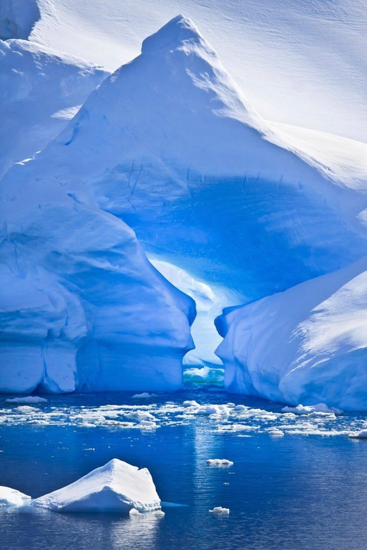 Icebergs en la Antártida.