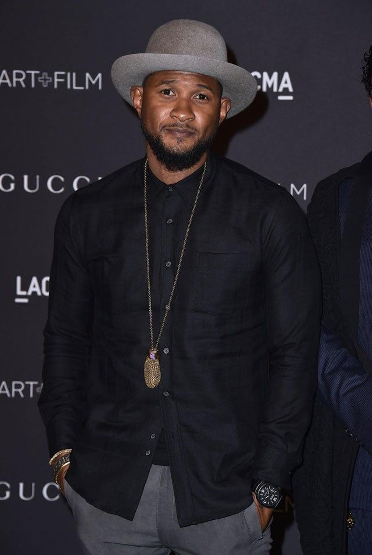 Usher, en la gala LACMA 2015 de Los Ángeles.