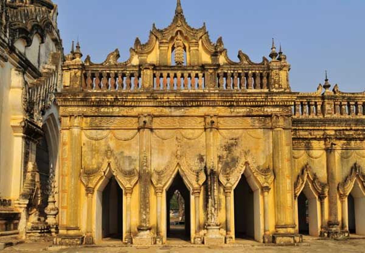 El Templo de Ananda es uno de los más famosos de Bagan.