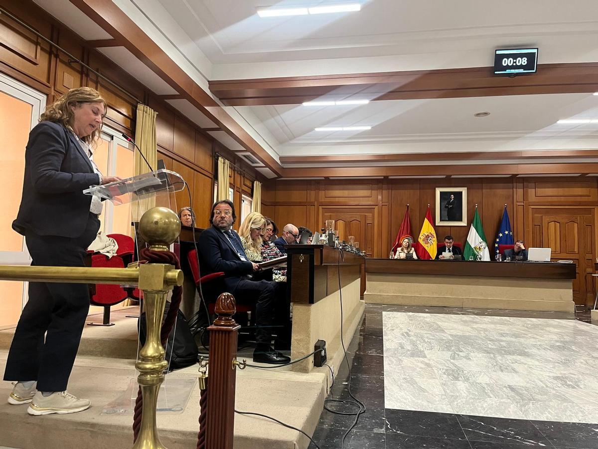 María del Mar Ojeda, representante de las trabajadoras de la limpieza de los institutos.