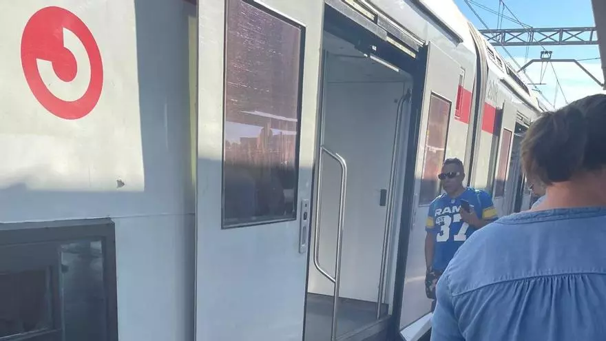 Un tren que circulaba desde Alcalá de Henares hacia la capital ha quedado detenido en la estación de Vallecas