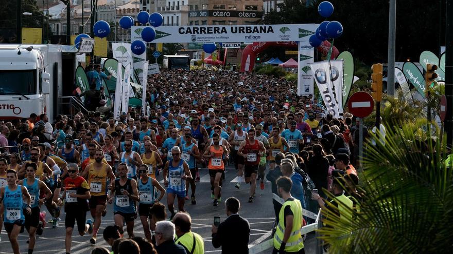 La carrera urbana &#039;Ciudad de Málaga&#039; cumple 43 ediciones con más de diez mil participantes
