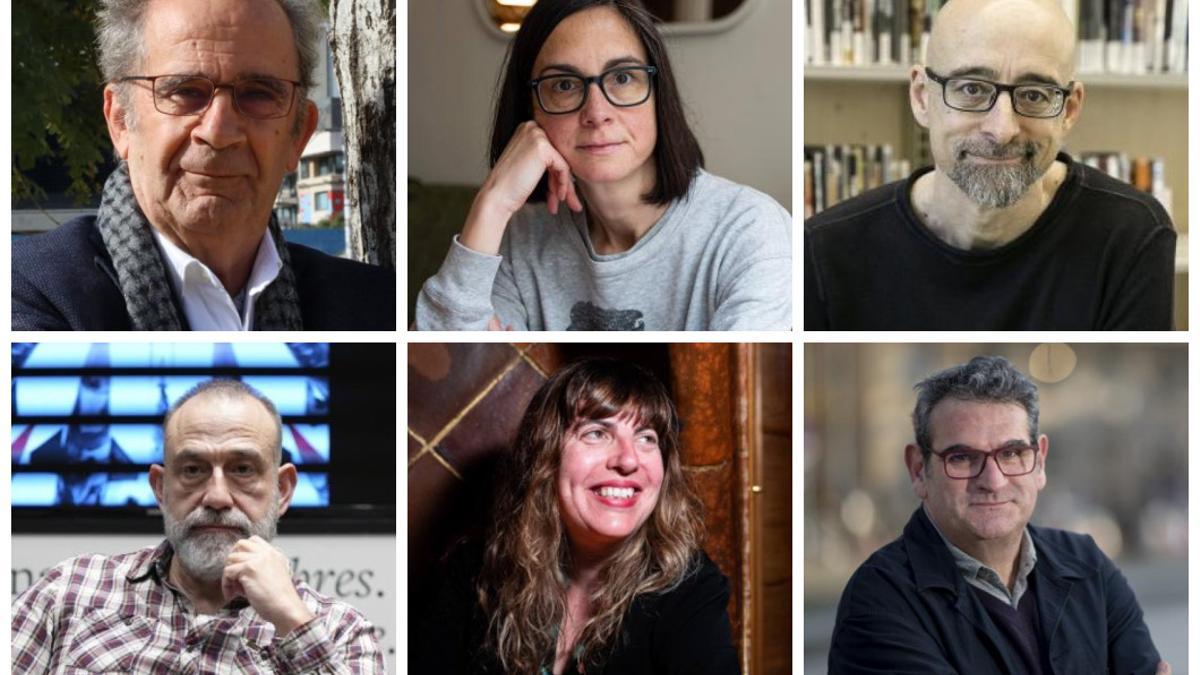 Andreu Claret, Inés Martín Rodrigo, Salvador Macip, Marc Marginedas, Laura Fernández y Jordi Puntí