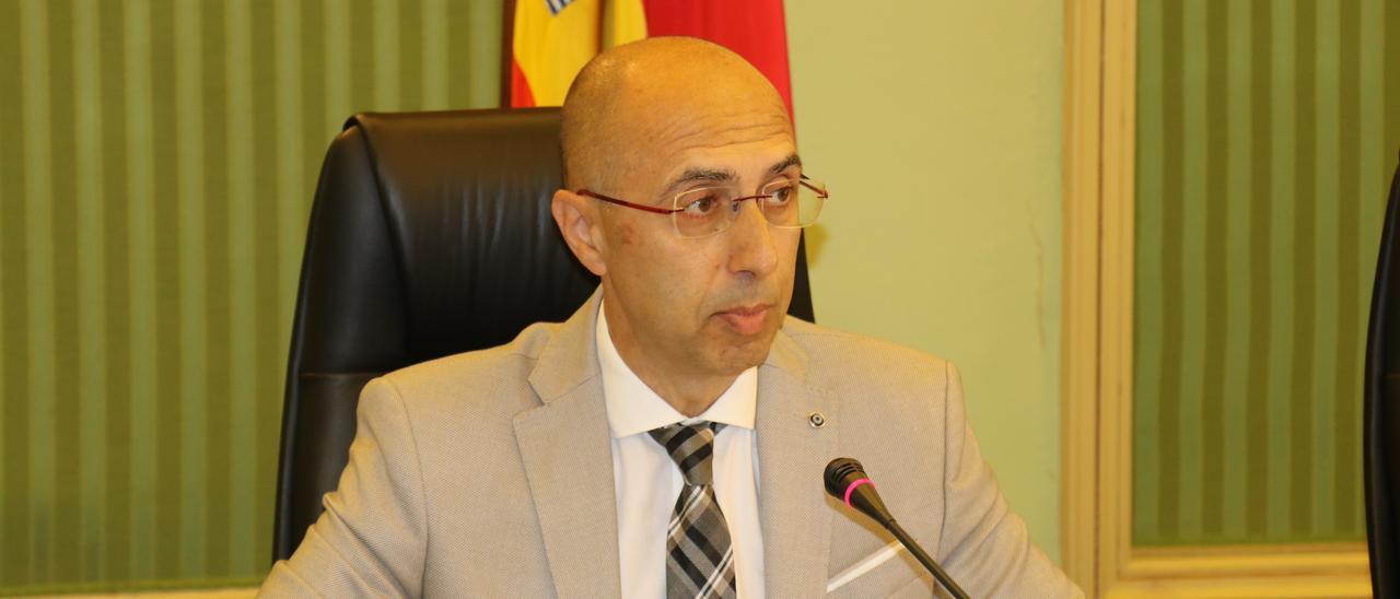 Jaume Far, director de la Oficina de Lucha contra la Corrupción, durante una comparecencia en el Parlament.