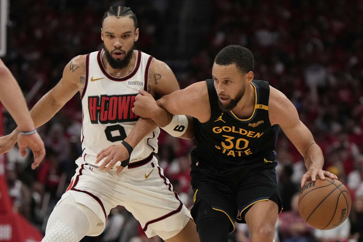 Curry silenció a los Rockets en Houston