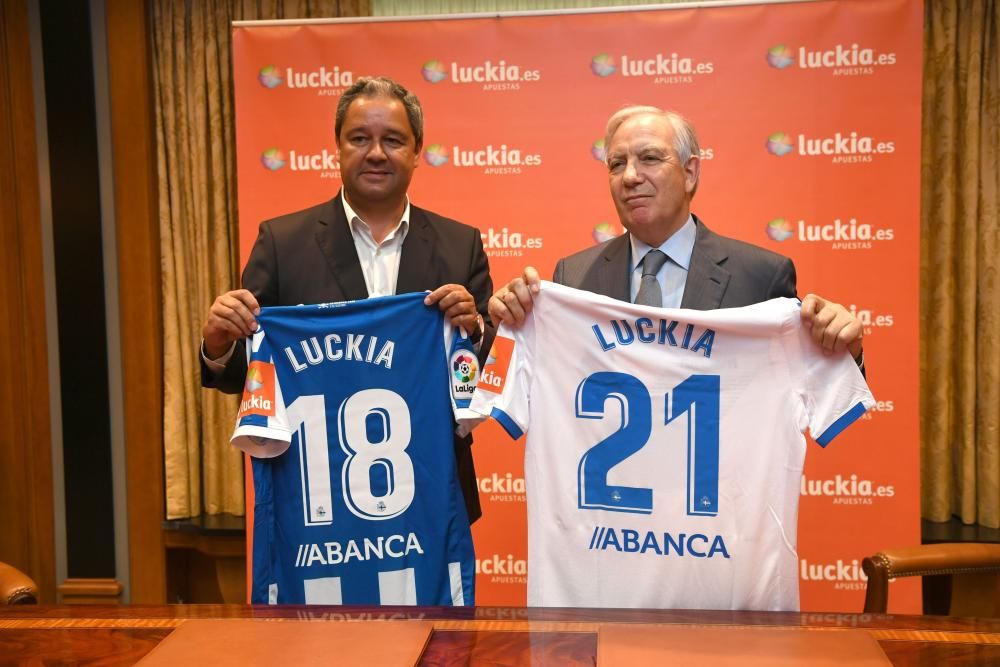 El Deportivo renueva el acuerdo con Luckia