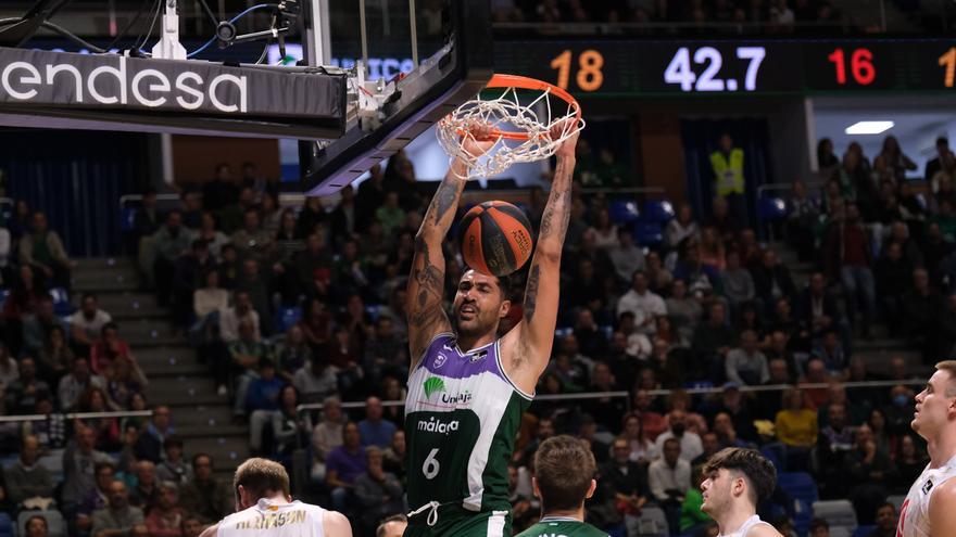 Unicaja, 104 - Zaragoza, 78: ¡Terceros en la Liga!