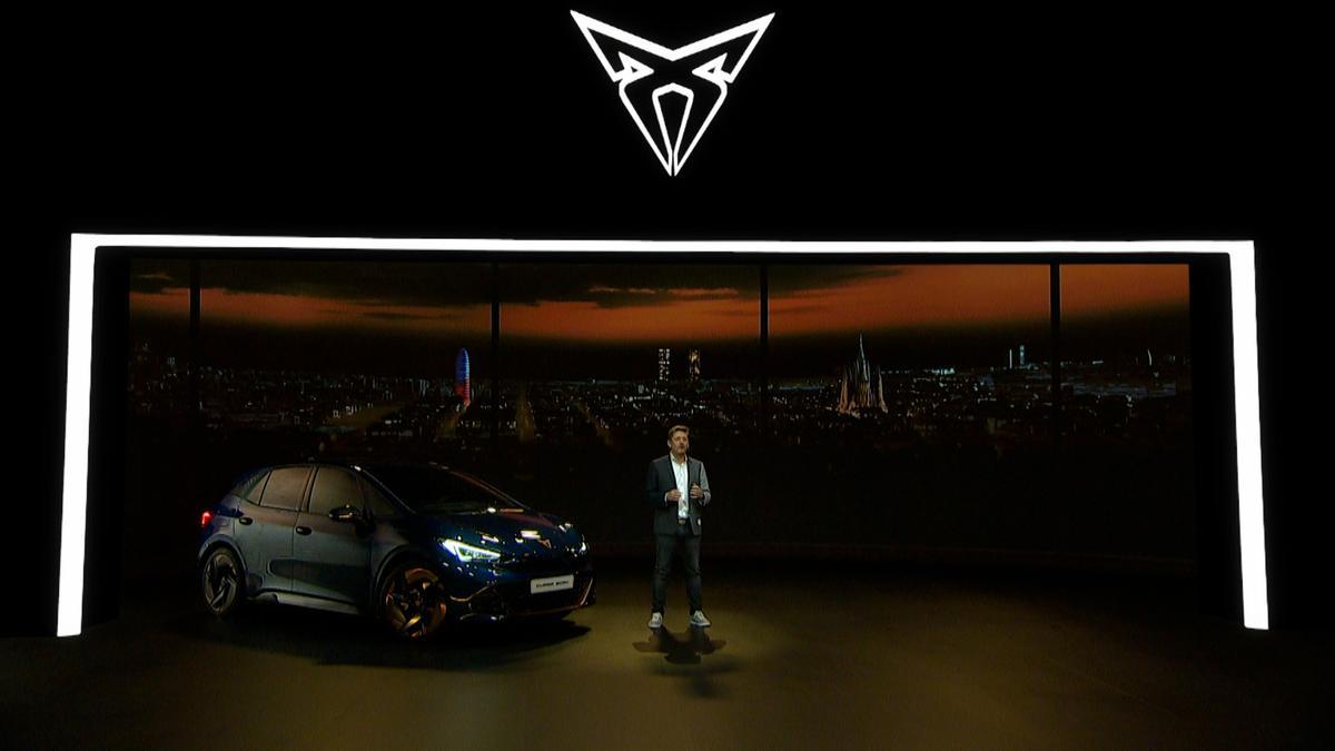 Pla general del president de CUPRA i SEAT, Wayne Griffiths, durant l&#039;acte virtual per celebrar el tercer aniversari de la marca