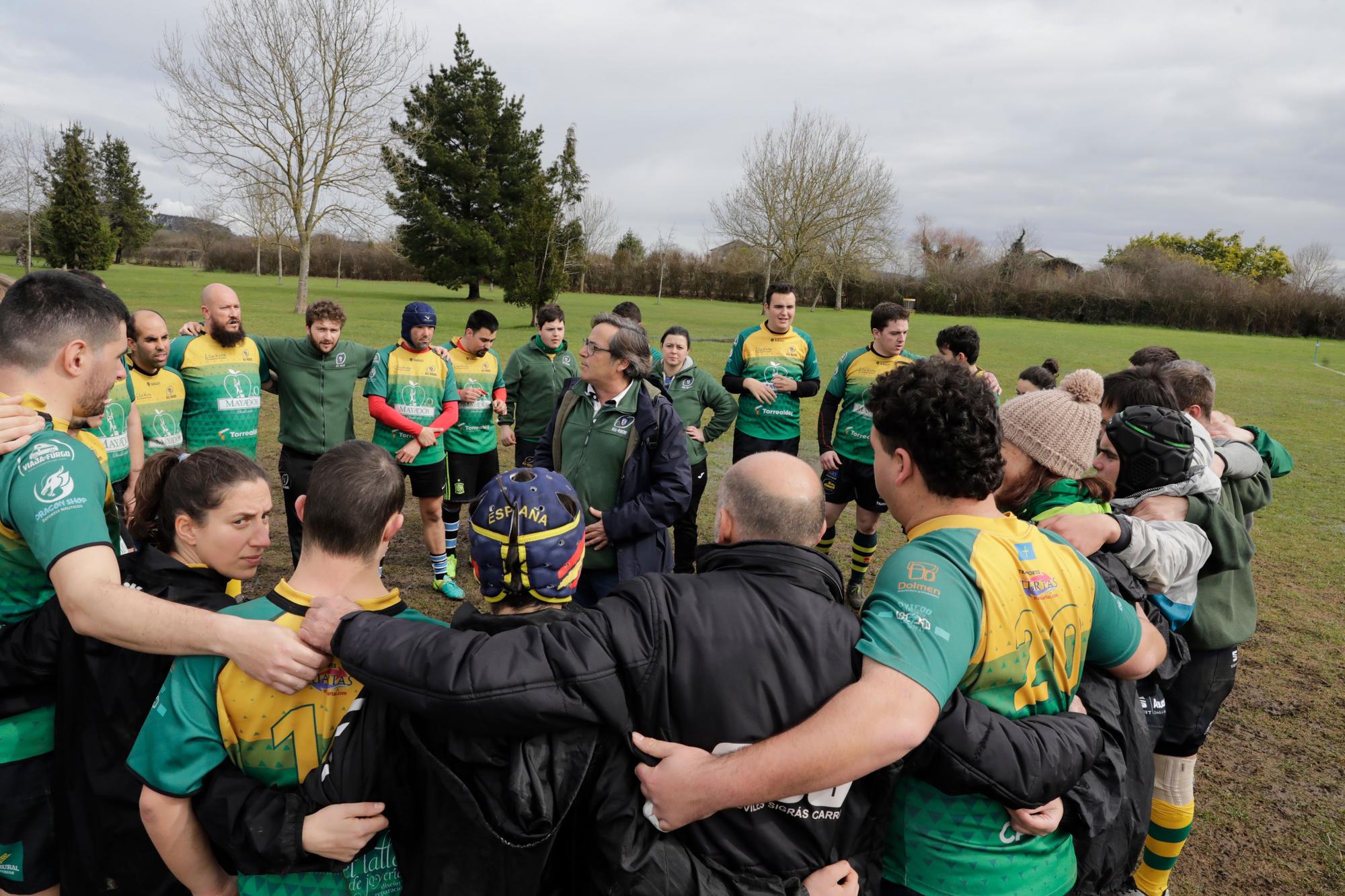 Gran jornada de rugby inclusivo en Llanera con la visita de El Salvador de Valladolid