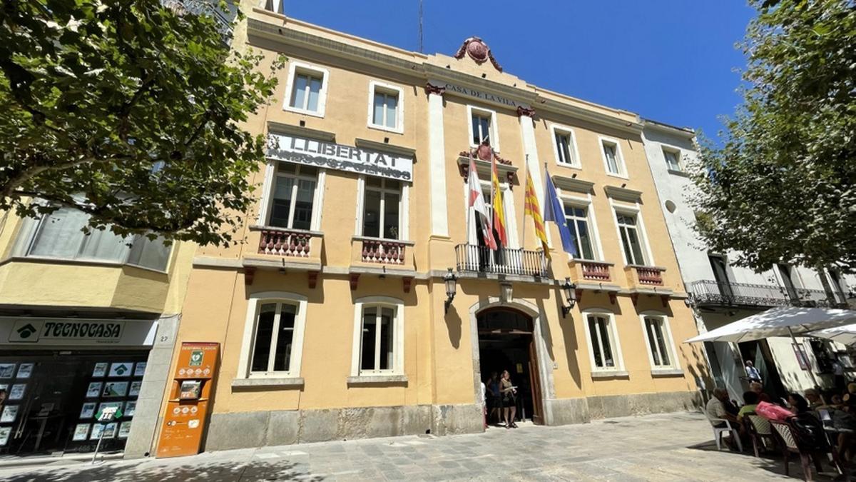 Façana de l'Ajuntament de Blanes