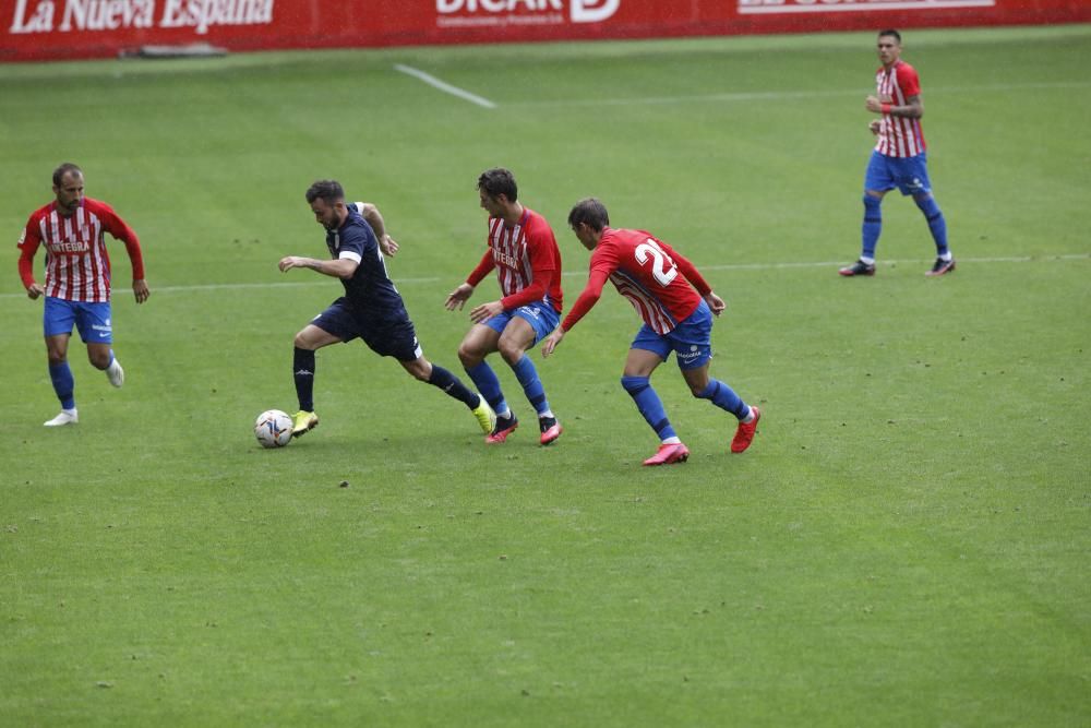 El partido entre el Sporting y el Lugo, en imágenes