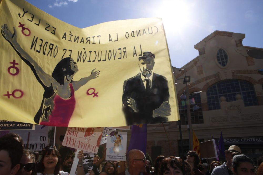 Movilización feminista en Alicante