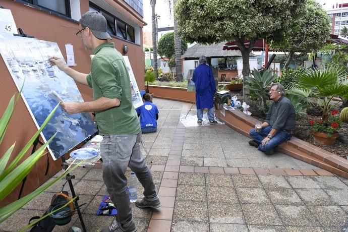 16-11-19 LAS PALMAS DE GRAN CANARIA. MUELLE DEPORTIVO. LAS PALMAS DE GRAN CANARIA.  Certamen de pintura rápida Mar de Velas organizado por la fundación Puertos de Las Palmas. Fotos: Juan Castro.  | 16/11/2019 | Fotógrafo: Juan Carlos Castro