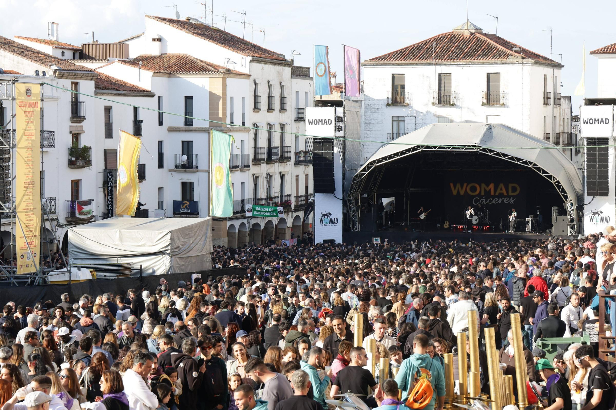 Las imágenes del sábado de Womad en Cáceres