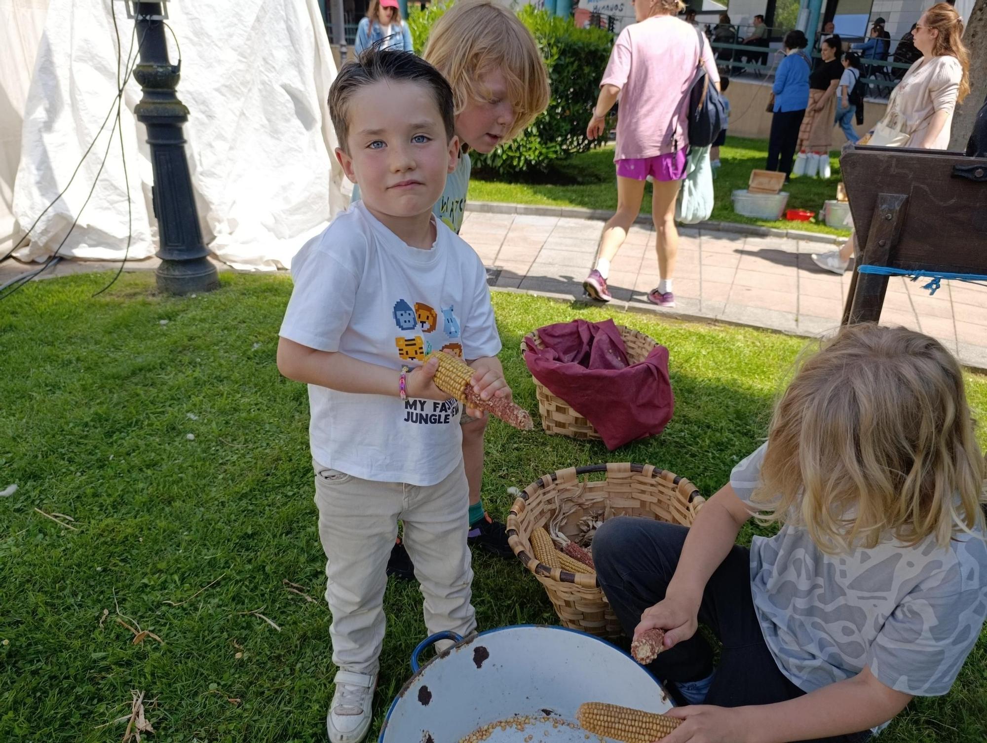 Los pequeños de Llanera conocen los oficios tradicionales