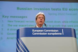 El comisario europeo de Economía, Paolo Gentiloni, en una fotografía de archivo. 