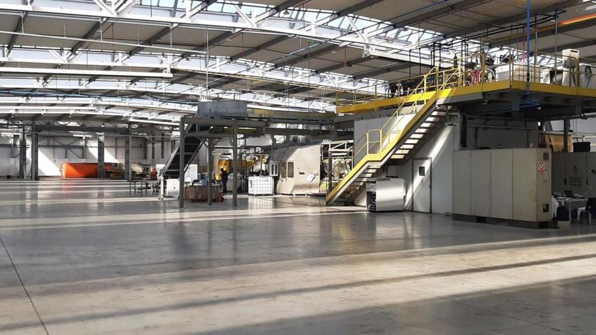 Interior de la planta de Grupo Copoen Eslovaquia.