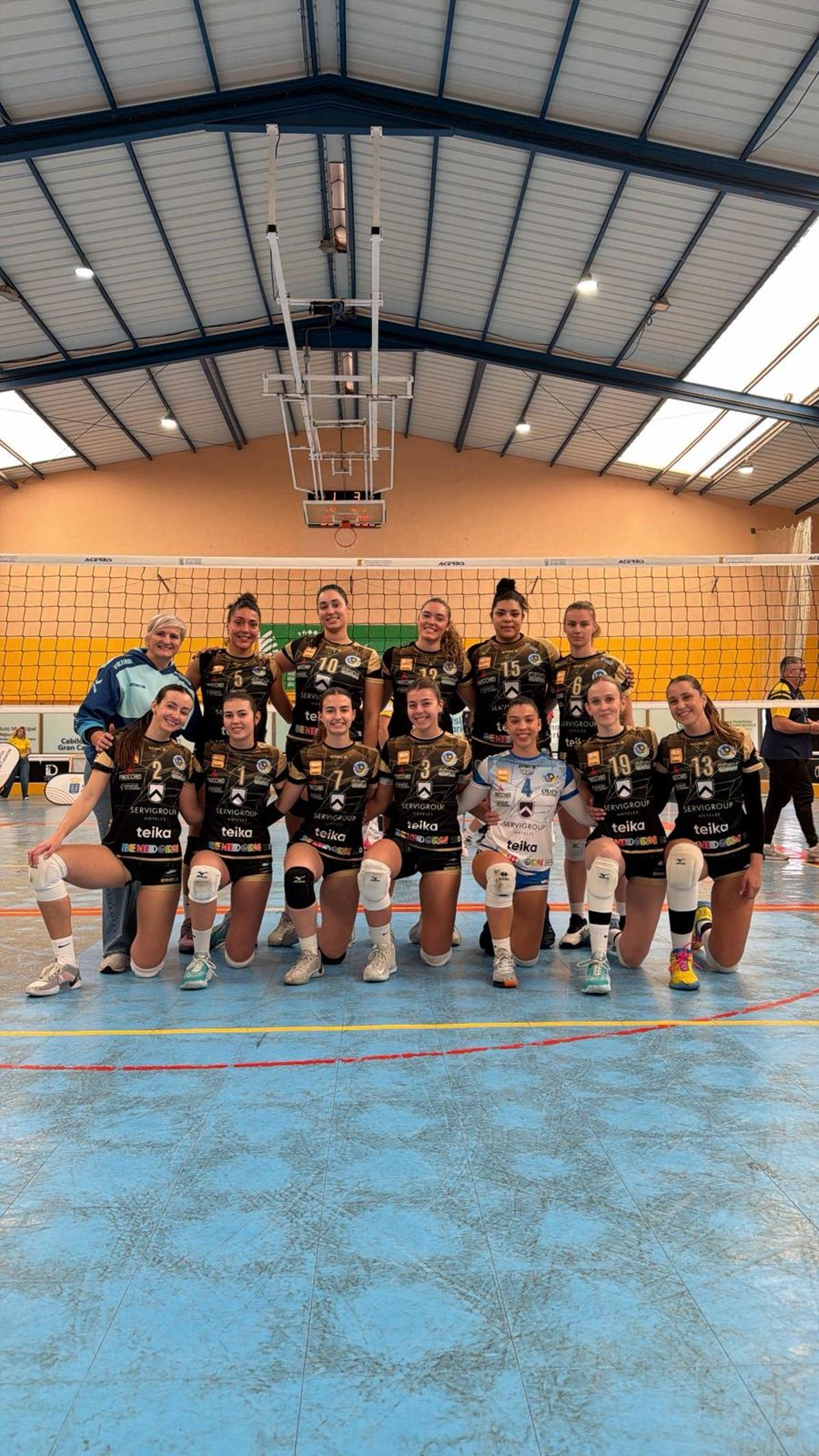 El Servigroup Playas de Benidorm firma una sólida victoria en Gran Canaria ante el CV Emalsa (1-3).