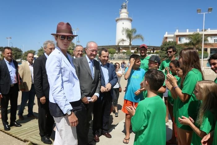 Visita de la Infanta Elena a Málaga