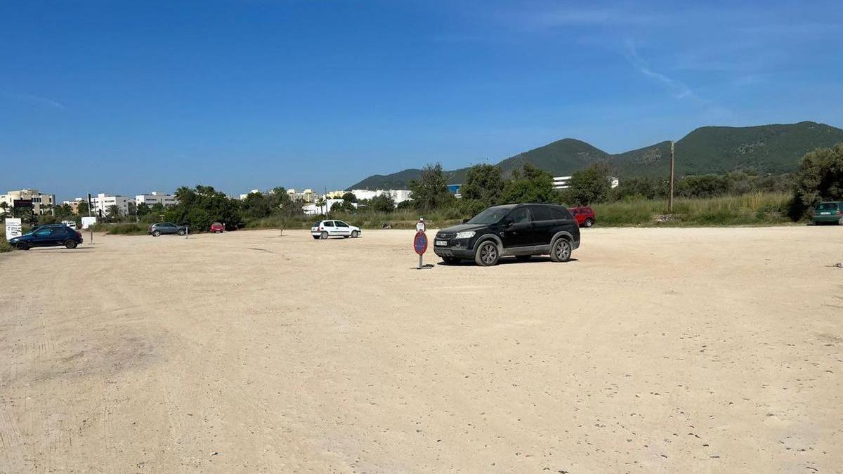 Una imagen de uno de los &#039;parkings&#039; disuasorios.