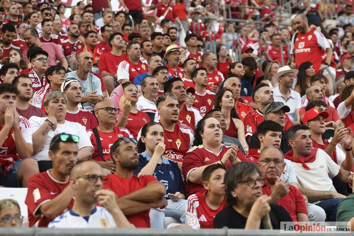 Así fue el encuentro del play off del Real Murcia y el Nástic en la lucha por el ascenso