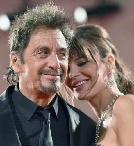 Al Pacino, en Venecia junto a las actrices Lucila y Camila Sola para la presentación de 'The Humbling'