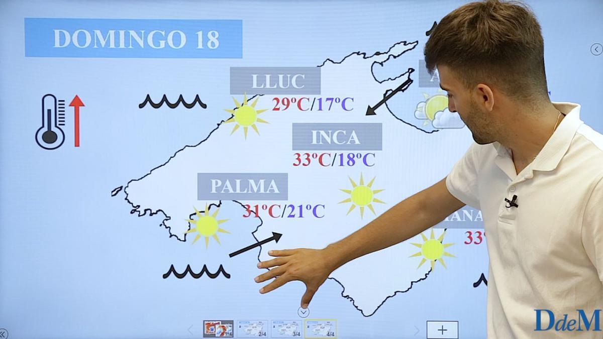 El tiempo del fin de semana en Mallorca: Remontan los termómetros