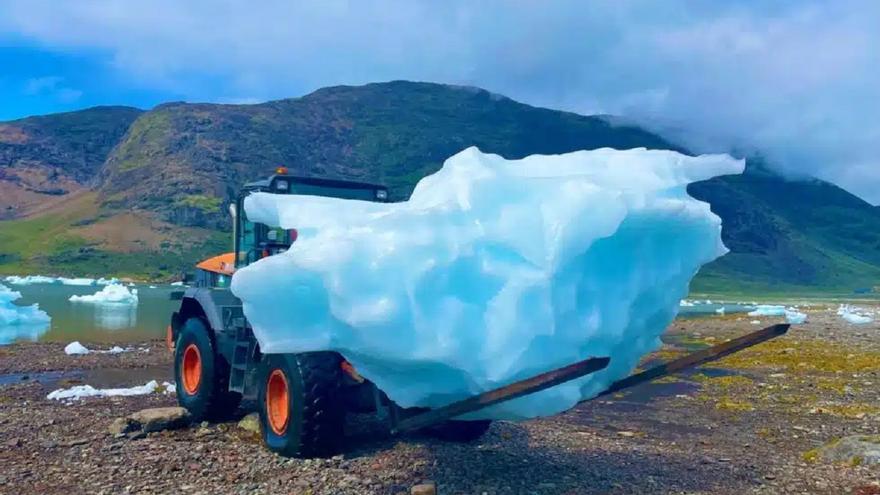 Polémica por el traslado de un iceberg desde Groenlandia hasta Málaga