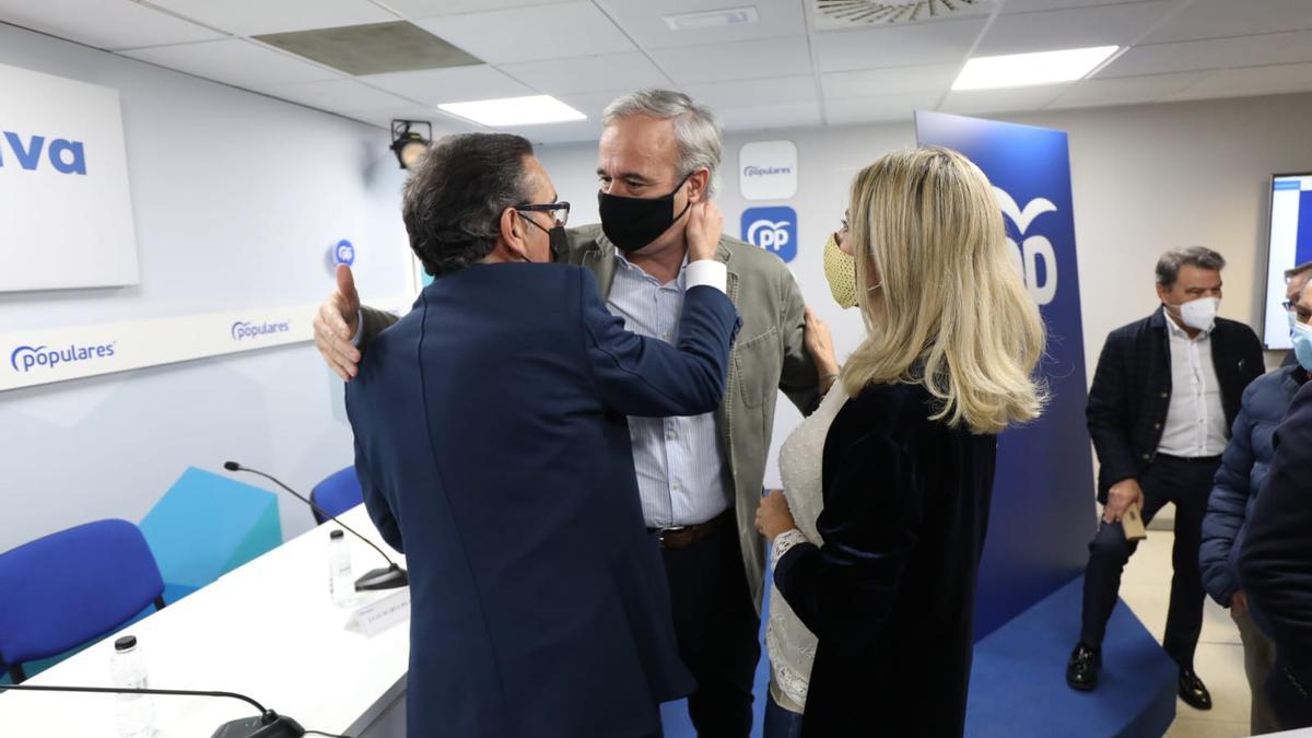 FOTOGALERÍA | Azcón anuncia su candidatura a la presidencia del PP en Aragón