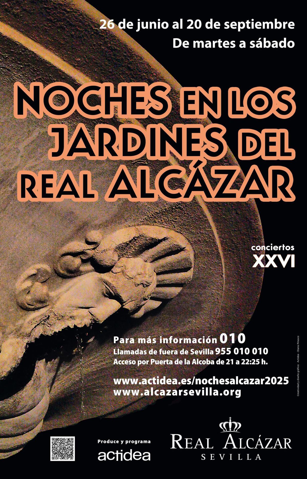 Cartel de las Noches del Alcázar.