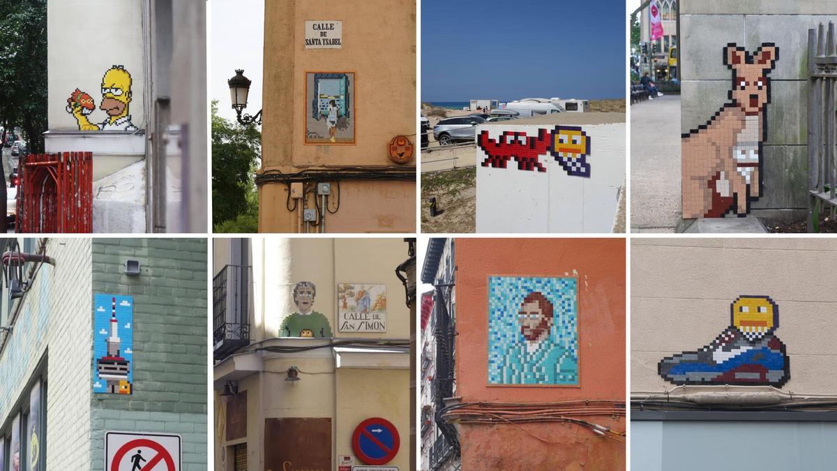 Algunas de las obras que Baskey of Nean has realizado desde 2017.